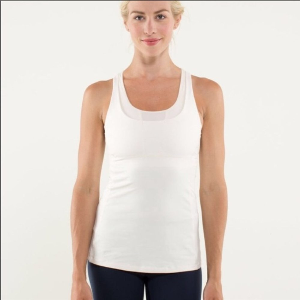 Lululemon STUFF YOUR BRA TANK II Off White